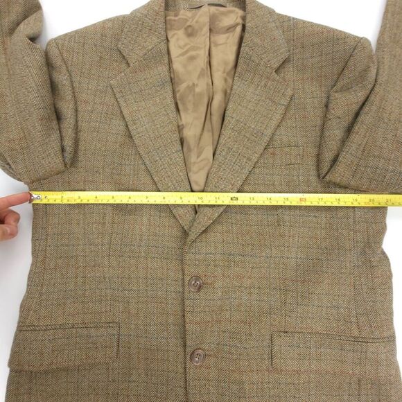 NEW Alexandre London Savile Row New Wool Tailored 2 Button Blazer Old Money 40S - Picture 4 of 11